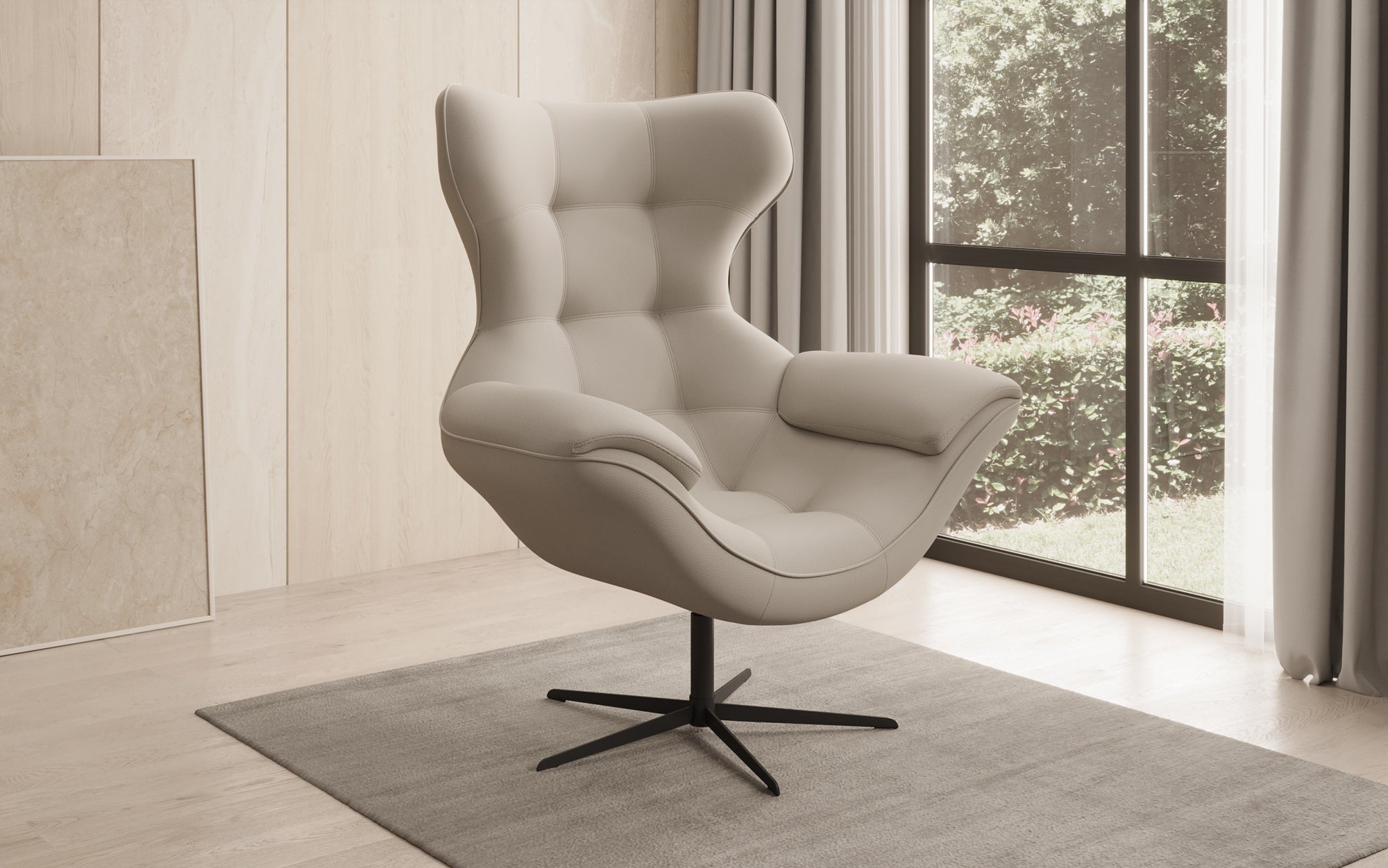 Designer Sofa-Sessel Aurelio in Stof