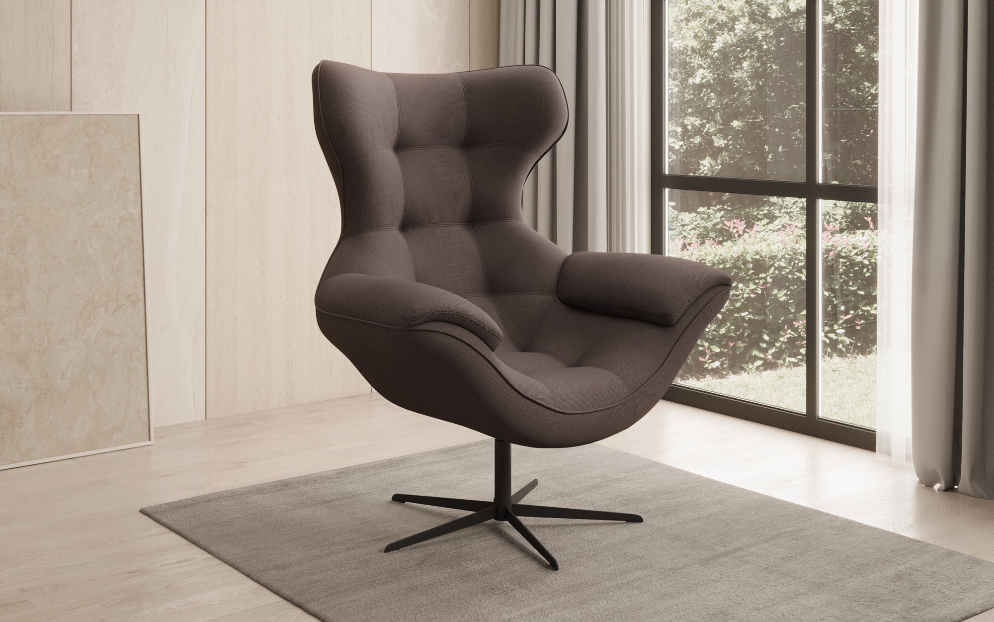 Designer Sofa-Sessel Aurelio in Stof