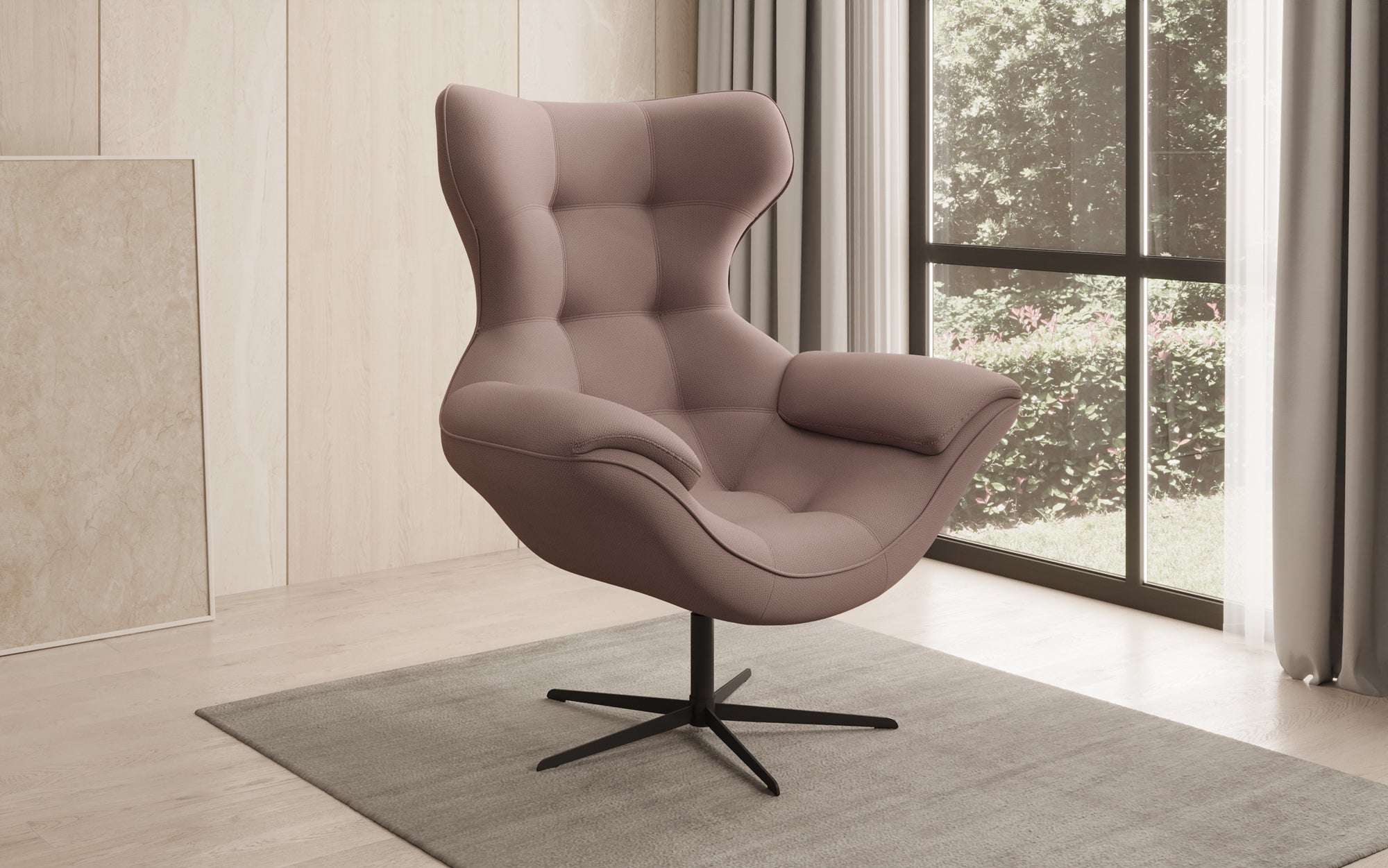 Designer Sofa-Sessel Aurelio in Stof