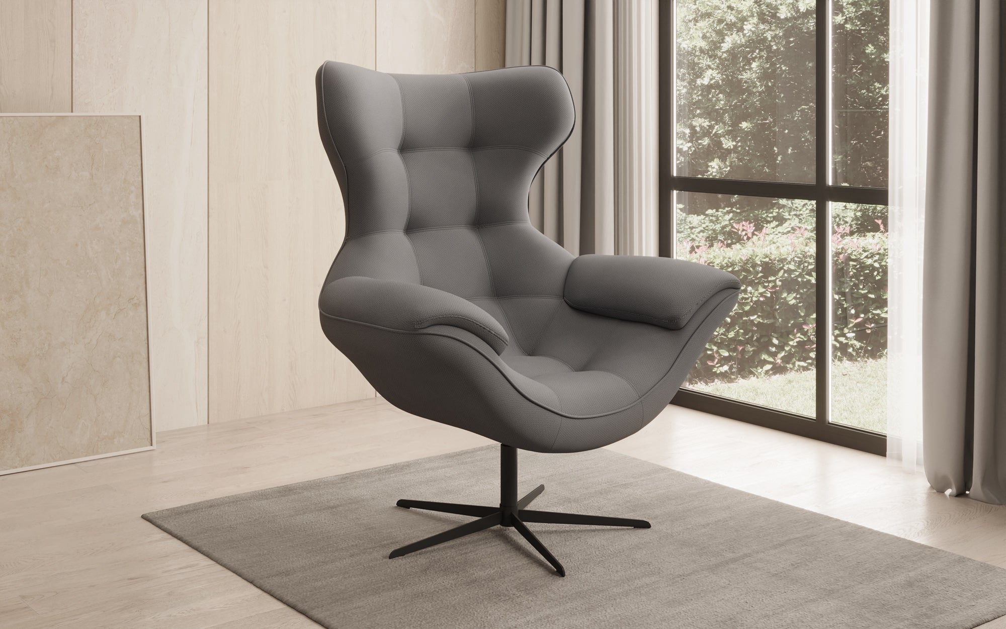 Designer Sofa-Sessel Aurelio in Stof