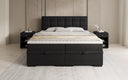 Boxspringbed Alessia met opbergruimte in Teddystof Bouclé