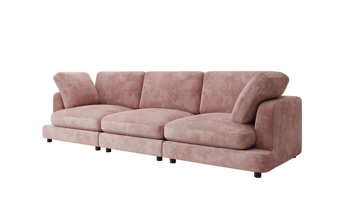Designer 3-zitsbank Thalessa in Ribstof