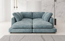 Designer Lounge-Sofa Thalessa in Cord