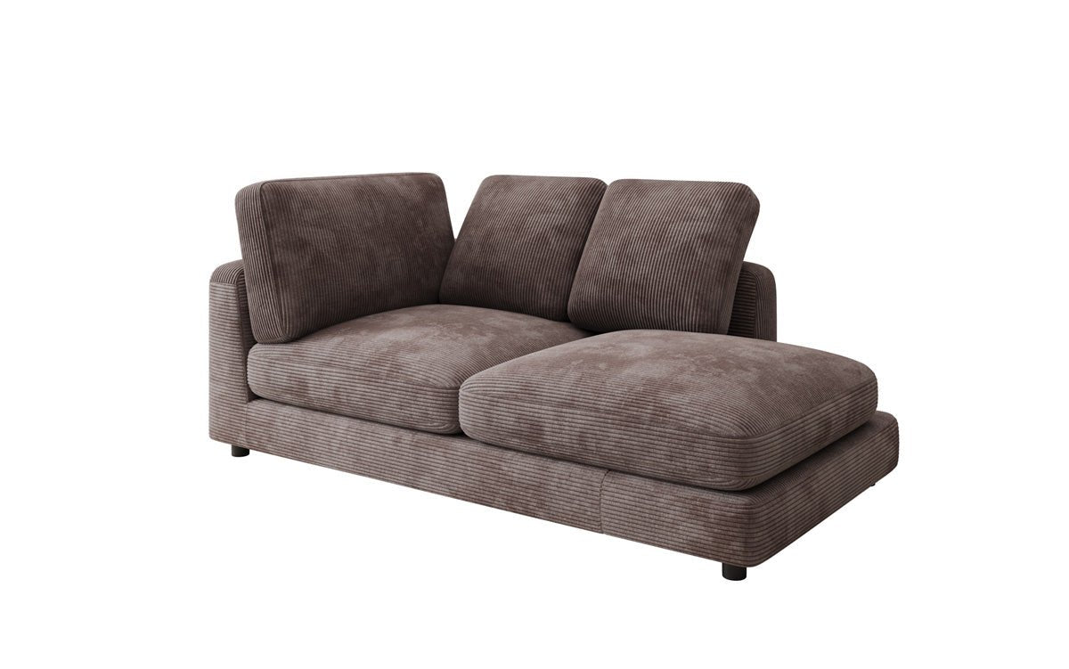 Designer Chaiselounge/Sofa Thalessa in Ribstof