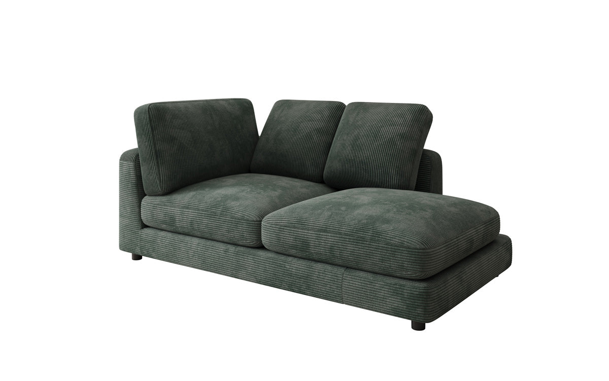 Designer Chaiselounge/Sofa Thalessa in Ribstof