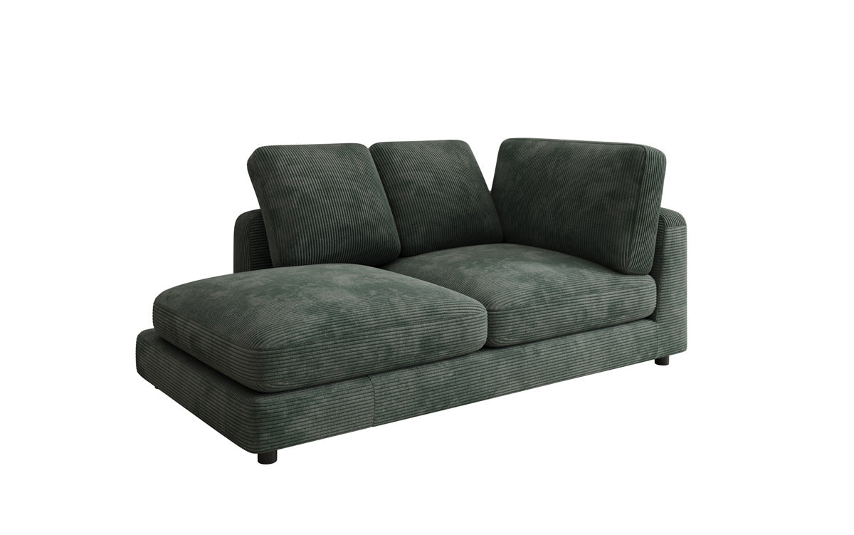 Designer Chaiselounge/Sofa Thalessa in Ribstof