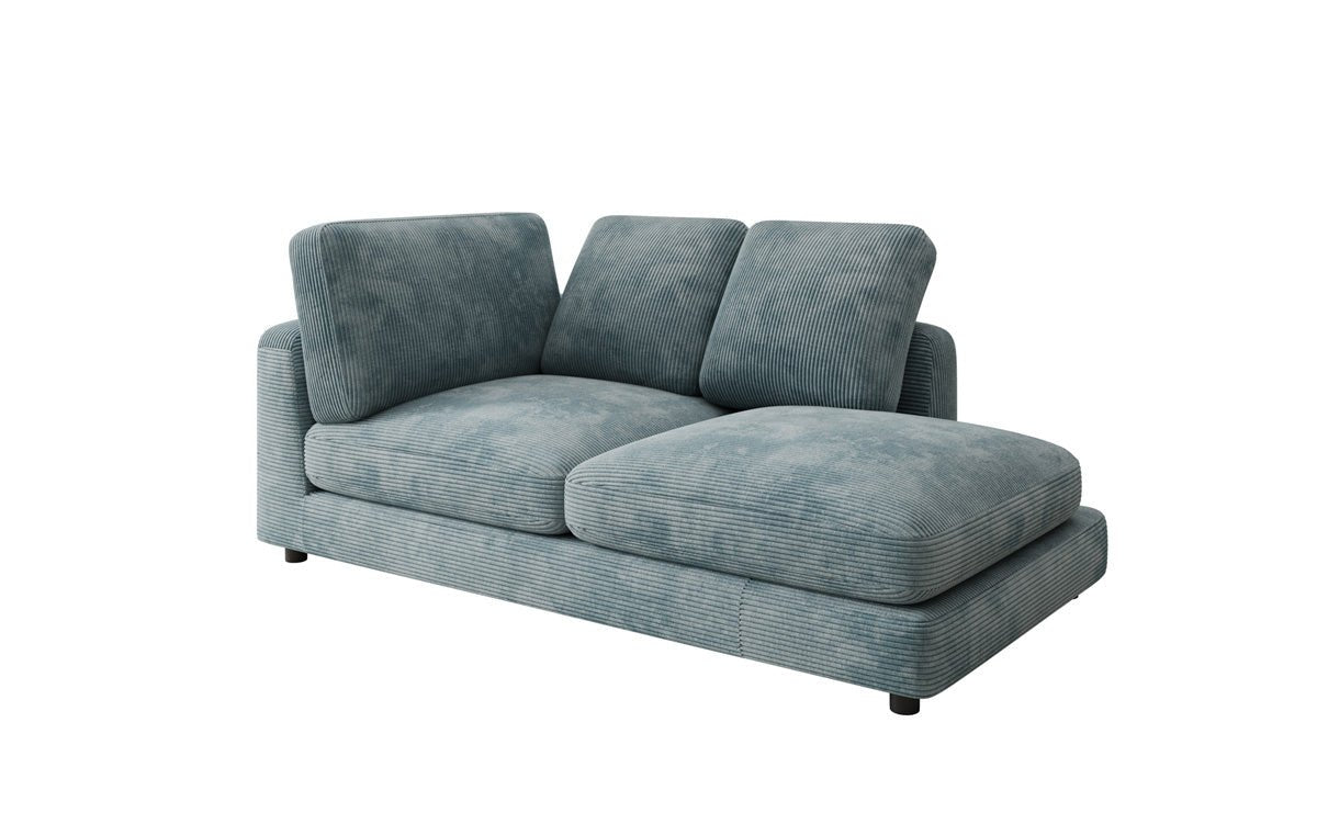 Designer Chaiselounge/Sofa Thalessa in Ribstof
