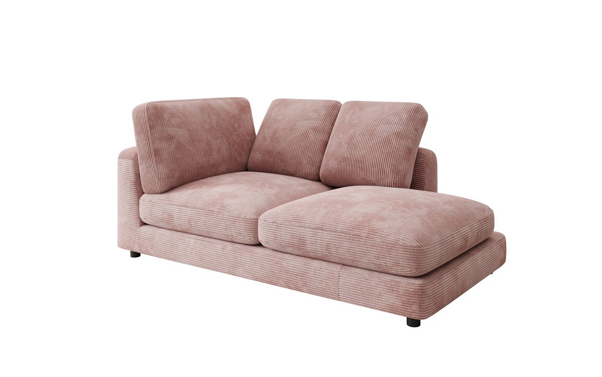 Designer Chaiselounge/Sofa Thalessa in Ribstof