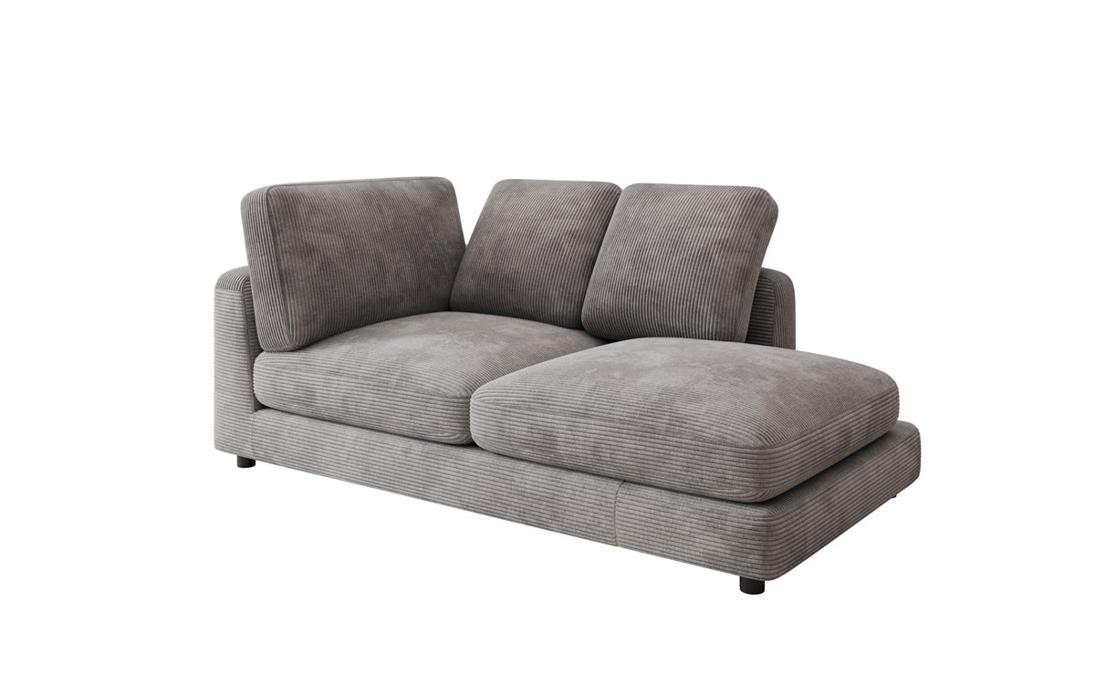 Designer Chaiselounge/Sofa Thalessa in Ribstof