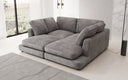 Designer Lounge-Sofa Thalessa in Cord