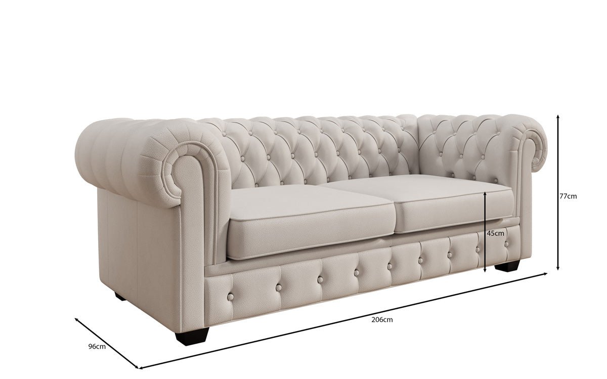 Chesterfield Royal 3+2+1 Bankstel in Echtleder