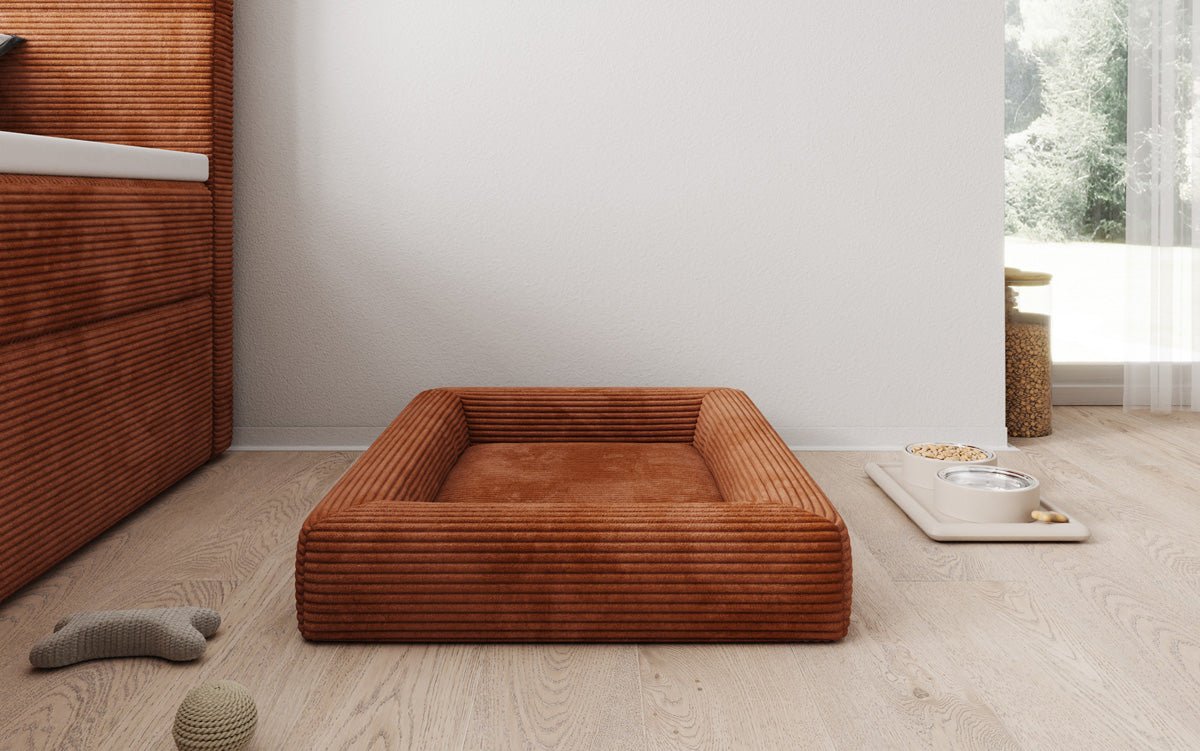 Hondenbed Cordino 80 × 60 cm in Ribstof