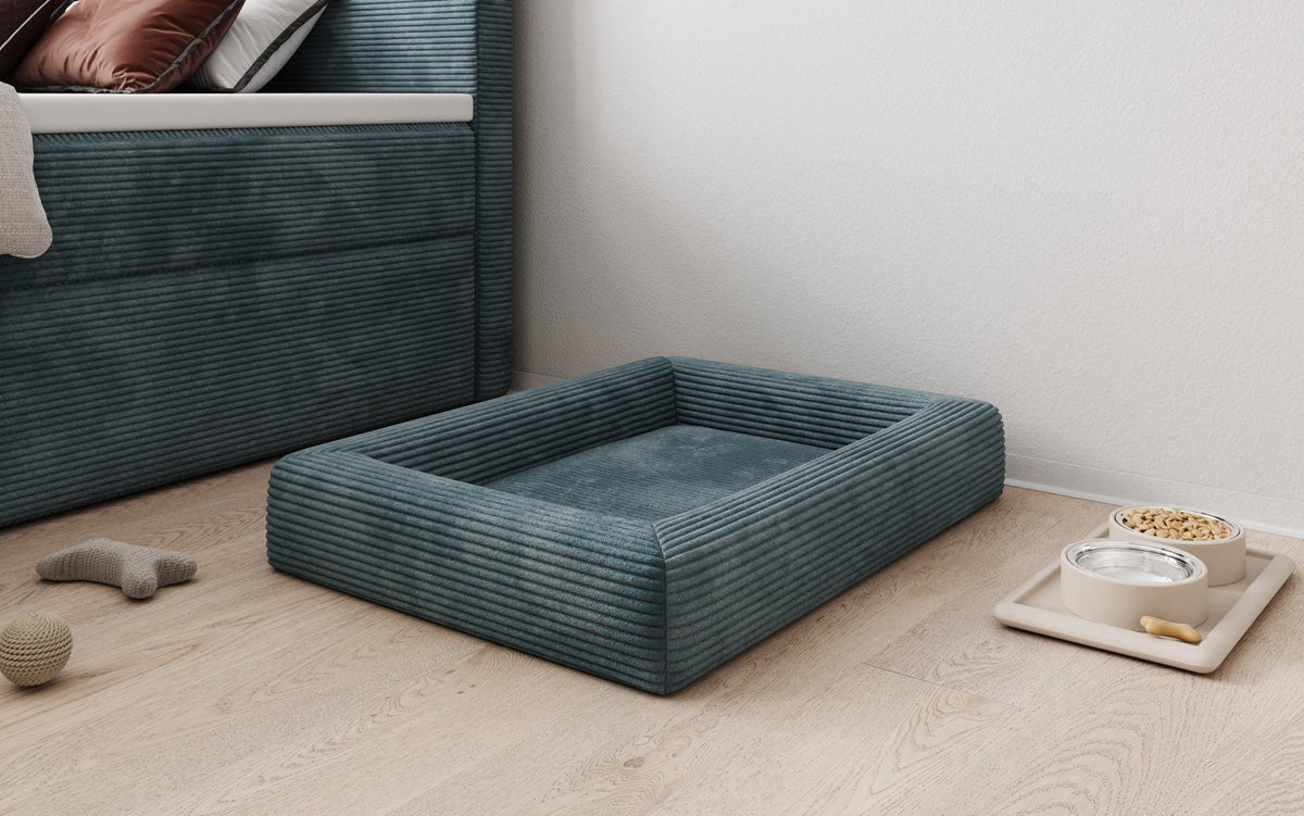 Hondenbed Cordino 80 × 60 cm in Ribstof
