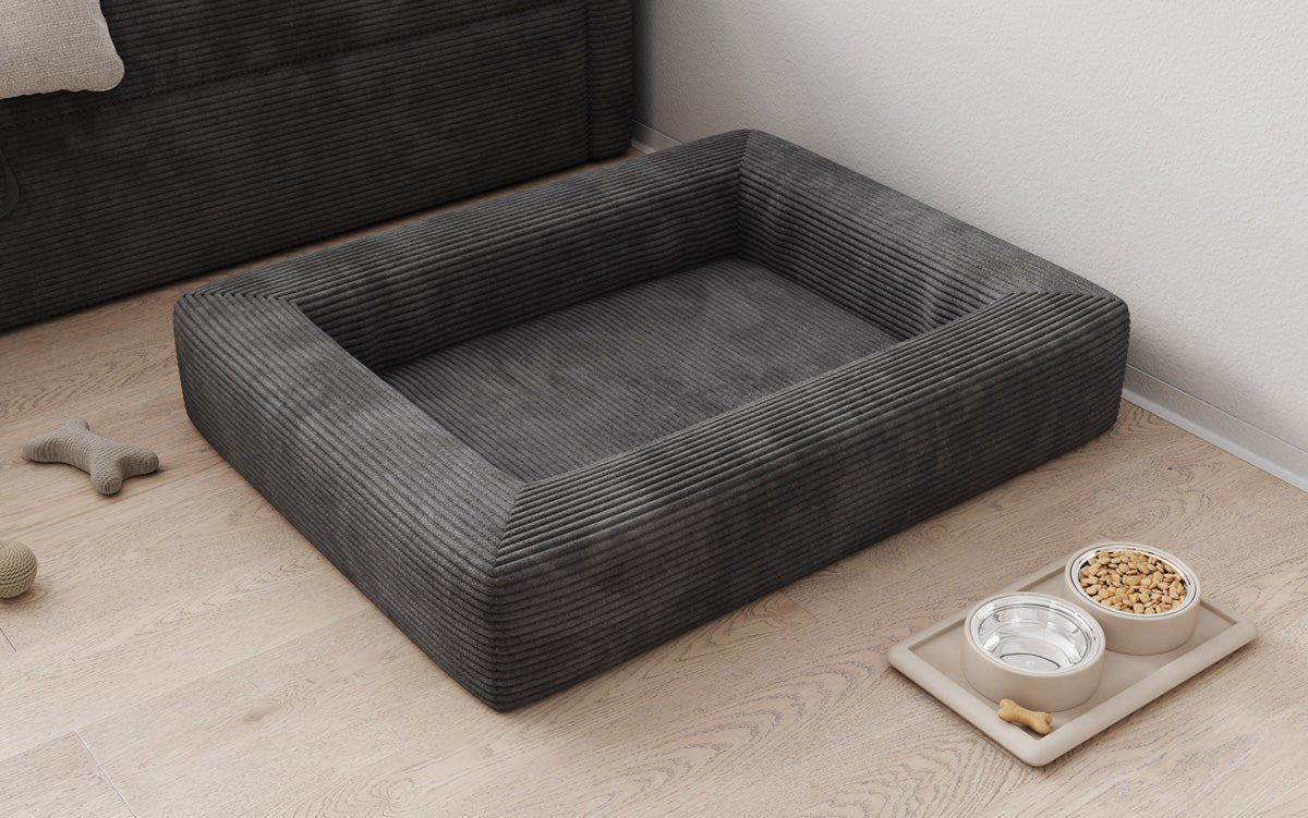 Hondenbed Cordino 80 × 100 cm in Ribstof