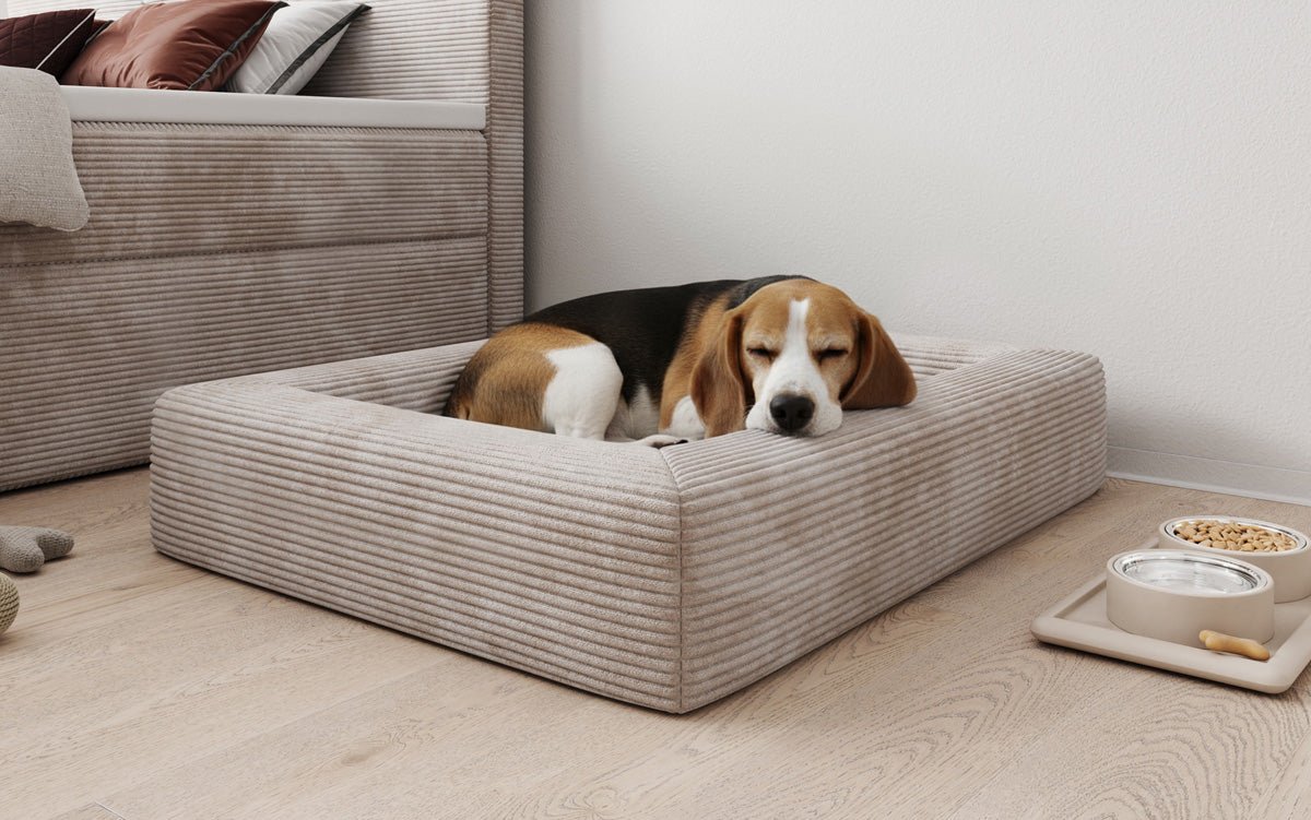 Hondenbed Cordino 80 × 100 cm in Ribstof