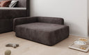 Hondenslaapbank BelloCouch 80 × 60 cm in Ribstof
