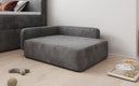 Hondenslaapbank BelloCouch 80 × 60 cm in Ribstof