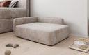 Hondenslaapbank BelloCouch 80 × 60 cm in Ribstof