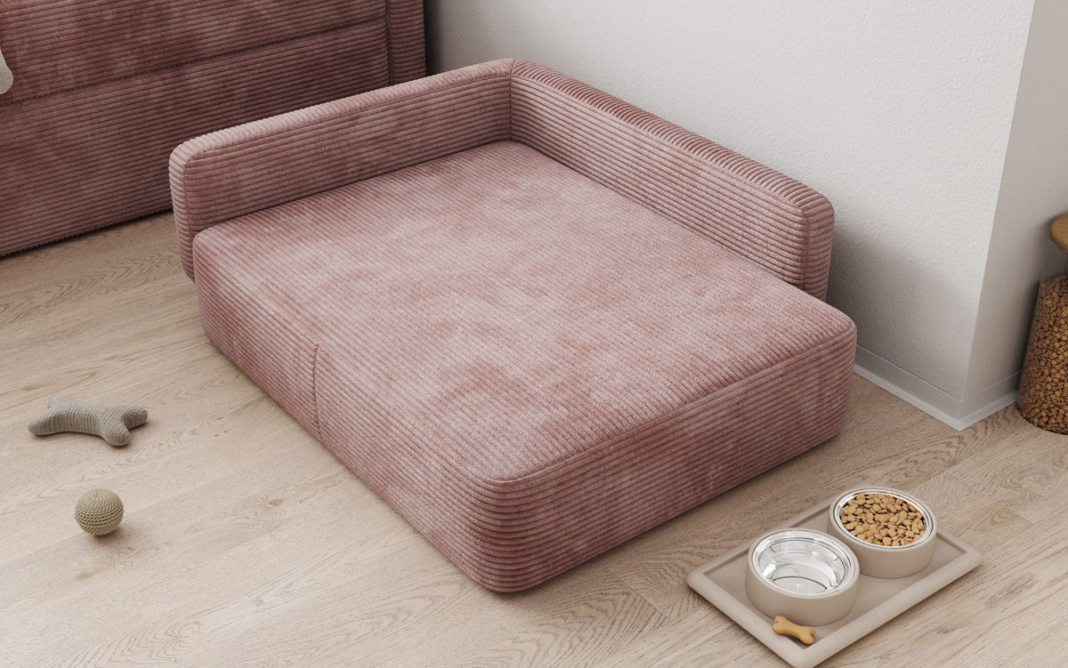 Hondensofa BelloCouch 80 × 100 cm in Ribstof
