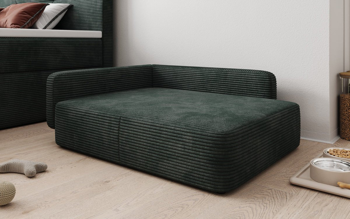 Hondensofa BelloCouch 80 × 100 cm in Ribstof