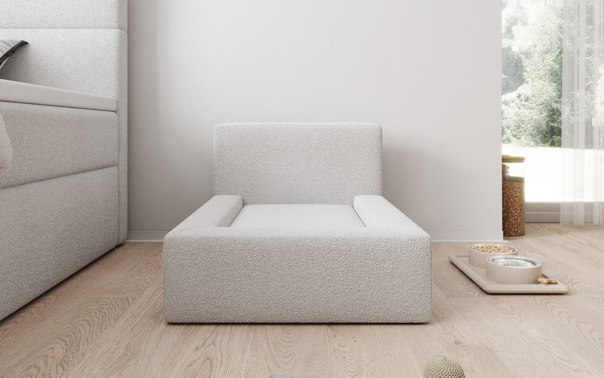 Hondenbed LupoLounge 80 × 60 cm in Bouclé