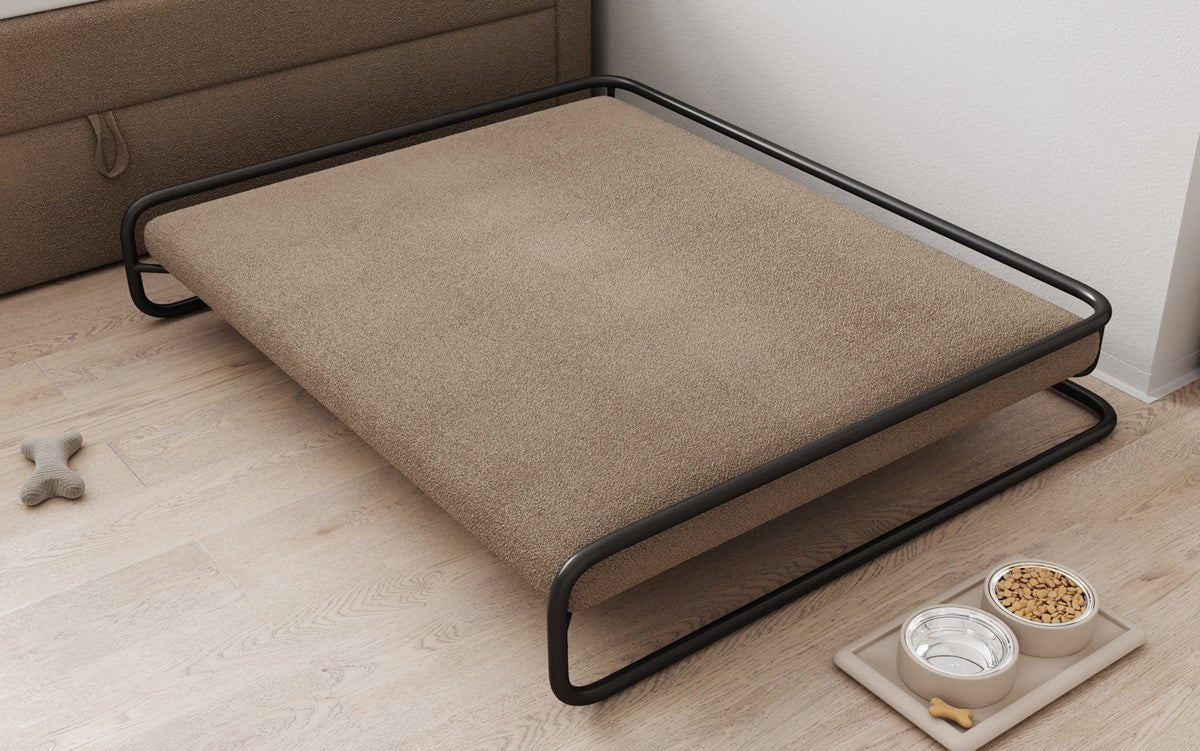 Lit pour chien Arlo 100×120 cm en Bouclé