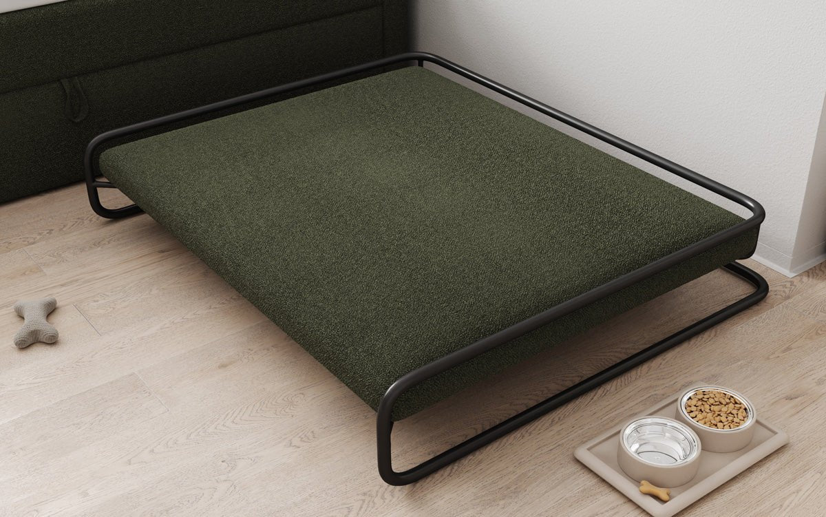 Lit pour chien Arlo 100×120 cm en Bouclé