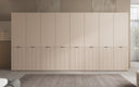 Moduro Faro XL – Viermoduliger Design-Kleiderschrank mit strukturierter MDF-Front