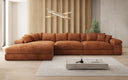 Designer Ecksofa Bernardo Maxi mit breiter Ottomane in Cord