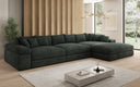 Designer Ecksofa Bernardo Maxi mit breiter Ottomane in Cord