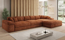 Designer Ecksofa Bernardo Maxi mit breiter Ottomane in Cord