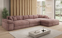 Designer Ecksofa Bernardo Maxi mit breiter Ottomane in Cord