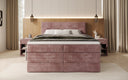 Boxspringbett Noren mit Stauraum in Cord