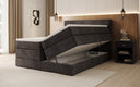 Lit boxspring Noren avec rangement en Velours