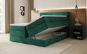 Lit boxspring Noren avec rangement en Velours