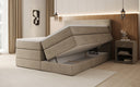 Lit boxspring Noren avec rangement en Velours