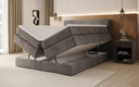 Lit boxspring Noren avec rangement en Velours