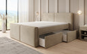 Lit boxspring Ophelia II avec tiroirs en velours