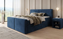 Lit boxspring Ophelia II avec tiroirs en velours