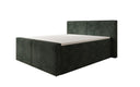 Lit boxspring Ophelia II avec tiroirs en côtelé