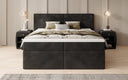 Boxspringbed Ophelia met laden in fluweel