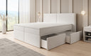 Boxspringbed Ophelia met laden in fluweel