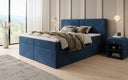 Boxspringbed Ophelia met laden in fluweel