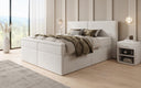 Boxspringbed Ophelia met laden in fluweel