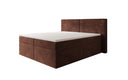 Boxspringbed Ophelia met laden in fluweel