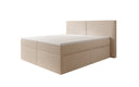 Boxspringbed Ophelia met laden in Teddystof Bouclé