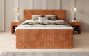 Boxspringbett Ophelia mit hochklappbarem Stauraum in Cord