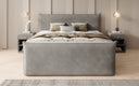 Boxspringbett Liana II mit hochklappbarem Stauraum in Samt