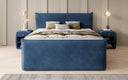 Boxspringbett Liana II mit hochklappbarem Stauraum in Samt