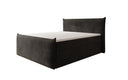 Boxspringbett Liana II mit hochklappbarem Stauraum in Samt